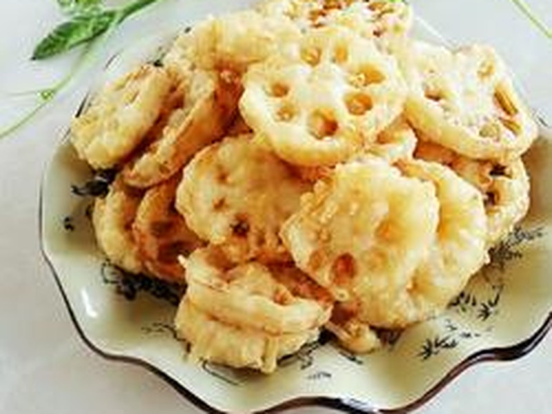 素炸藕夹