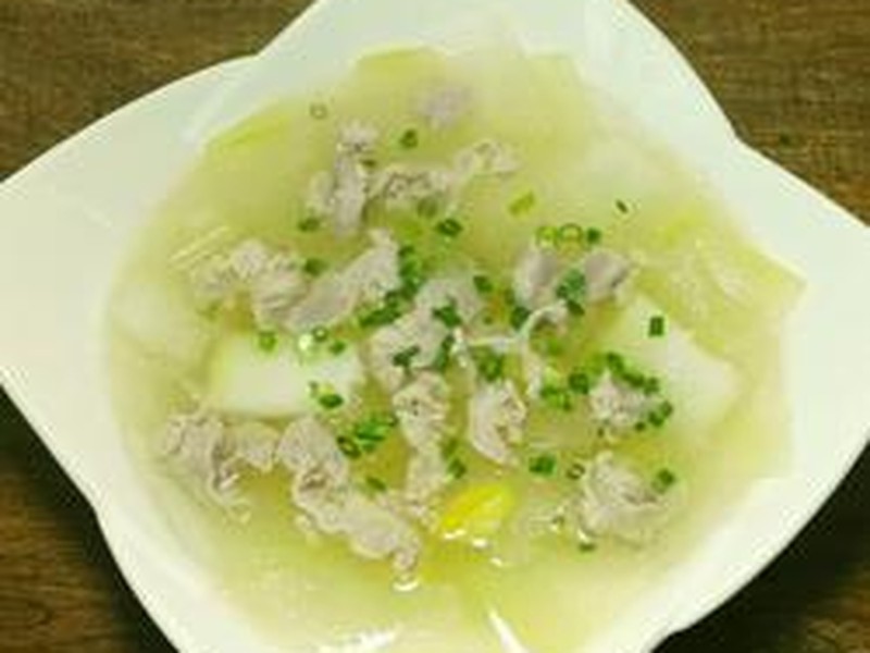冬瓜肉片汤