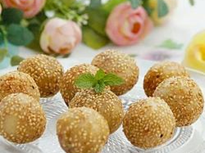 豆沙麻圆