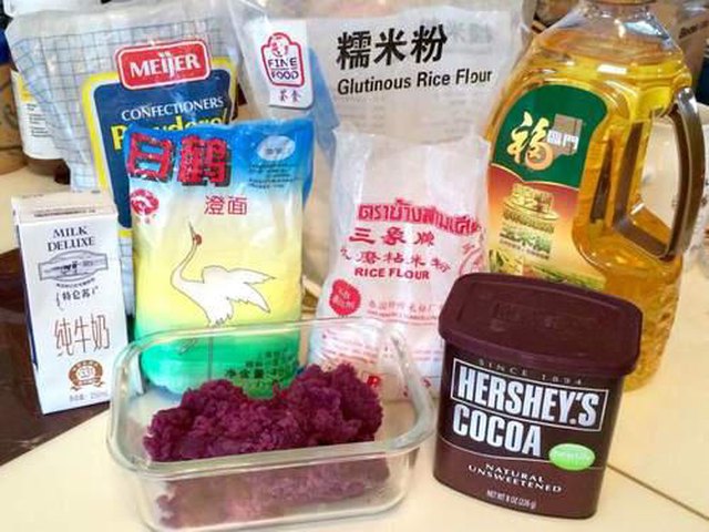 【立体冰皮月饼】步骤1