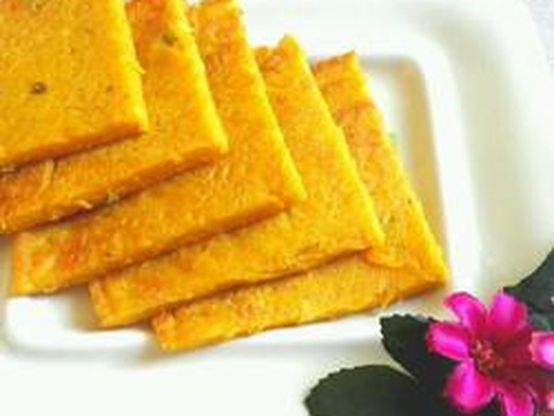 胡萝卜鸡蛋葱油饼