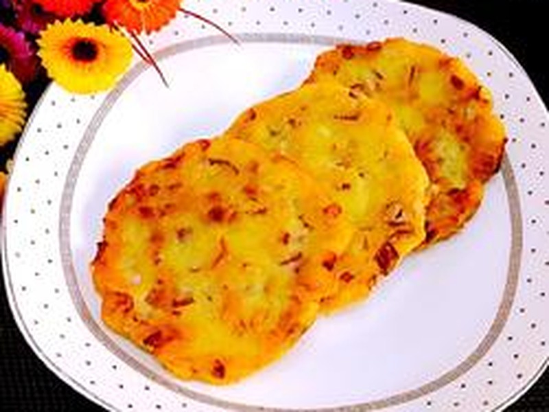 葱香土豆泥饼