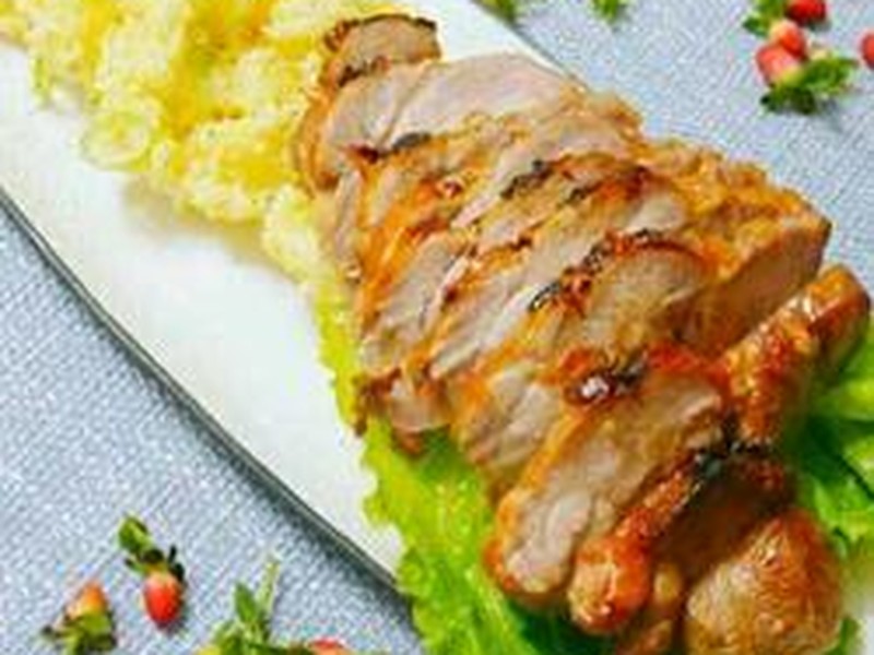 烤肉佐土豆泥