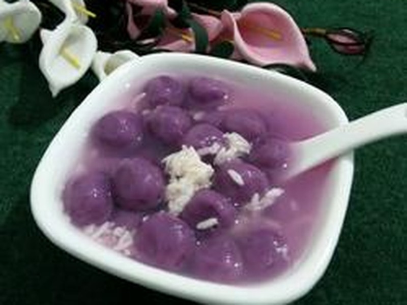 紫薯小汤圆