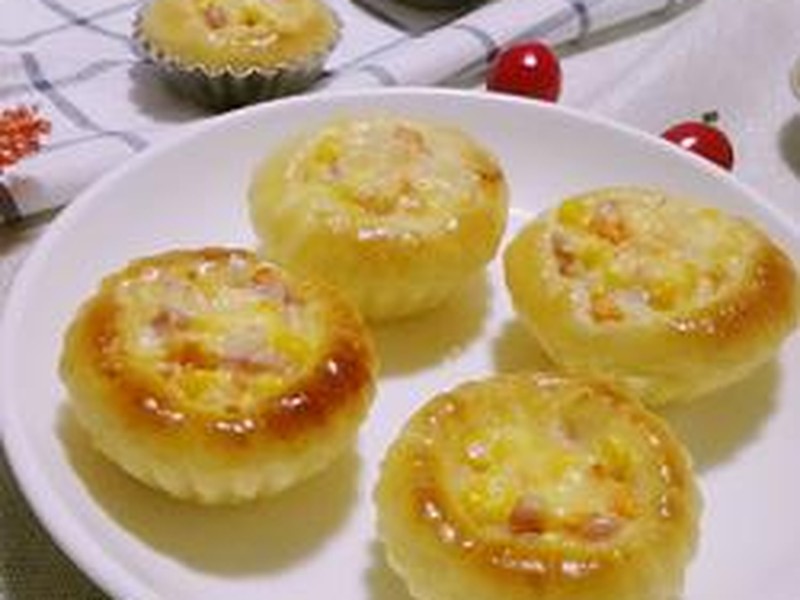 玉米火腿芝士面包