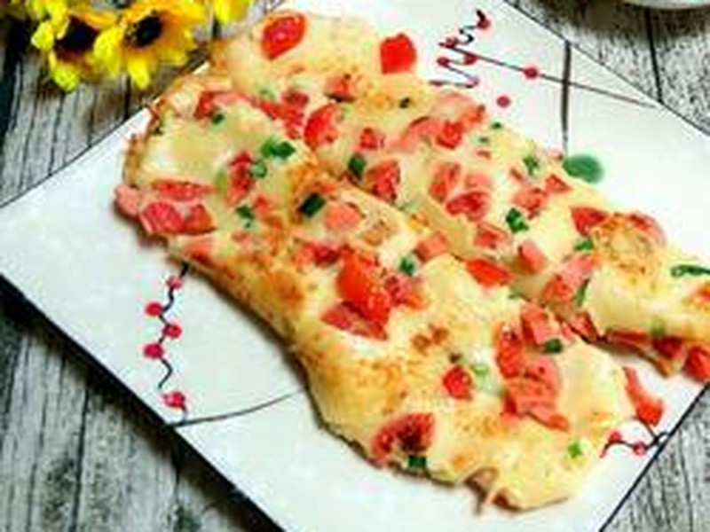 圣女果煎饼子