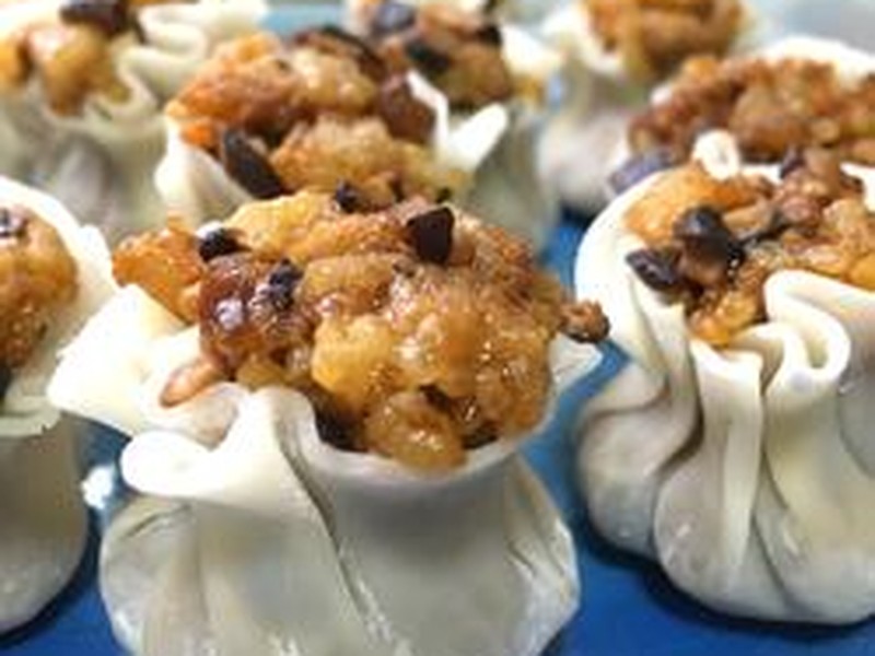 五花肉香菇小烧卖