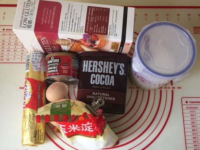 【可可华夫饼】步骤1