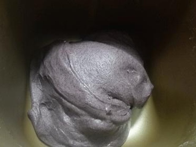 【黑米面包】步骤3