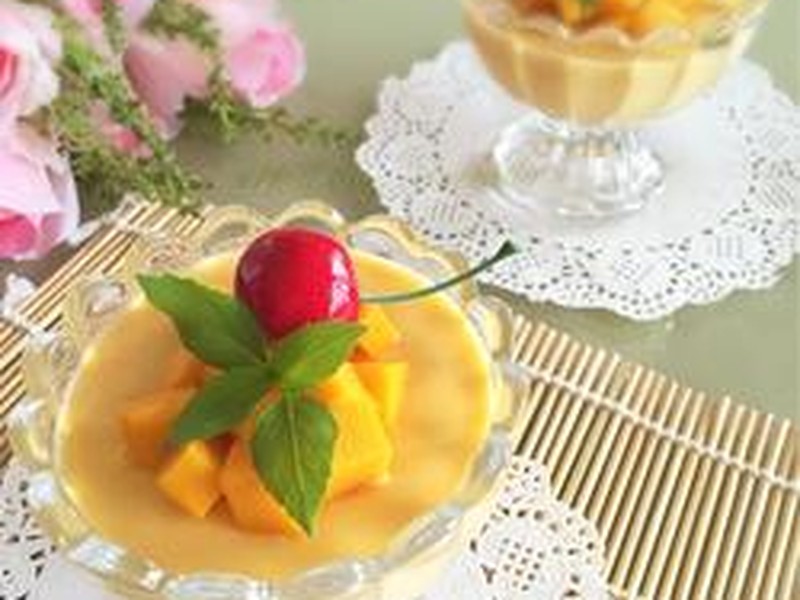 芒果布丁免烤版