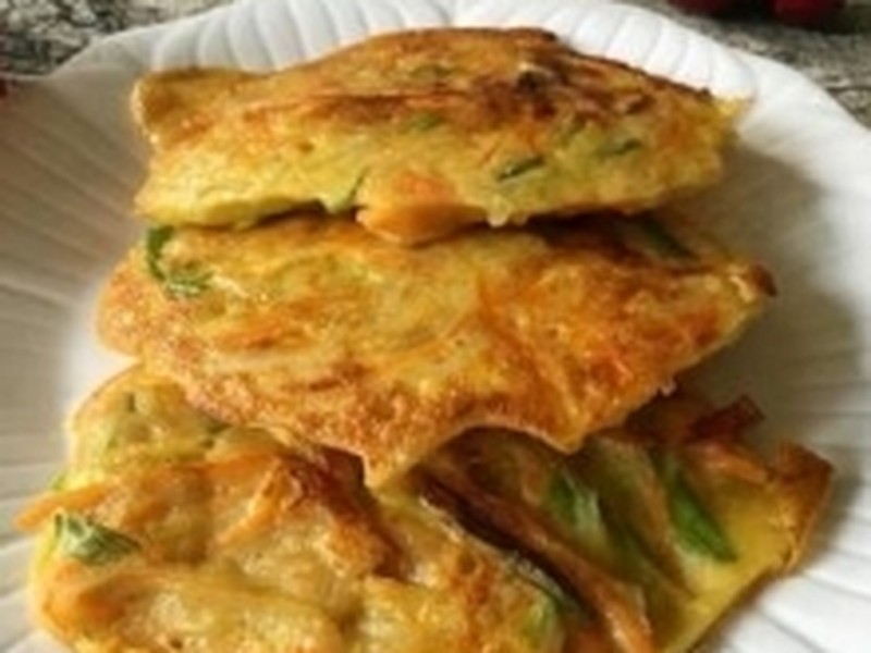 菜丝煎饼