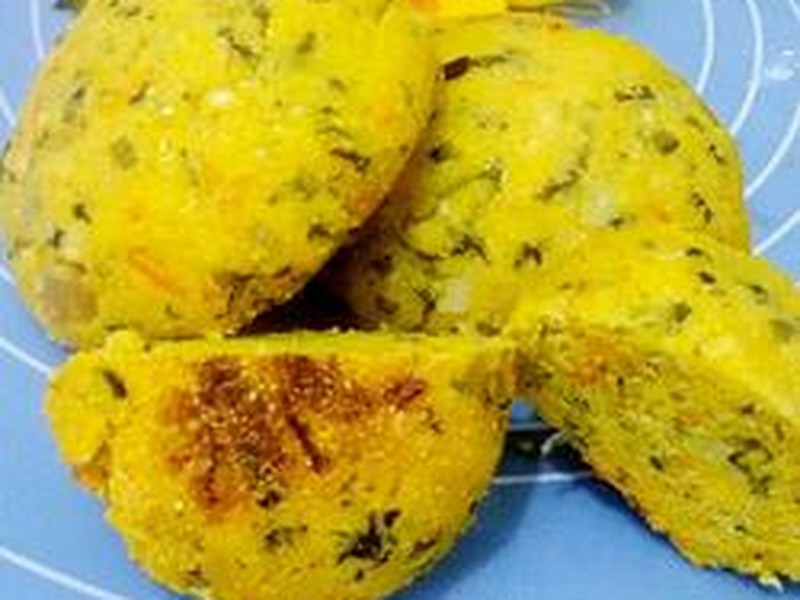 玉米面菜饽饽