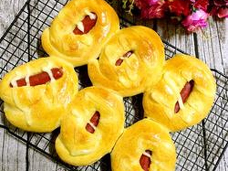 小麦胚芽热狗面包