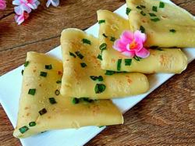 小葱鸡蛋煎饼