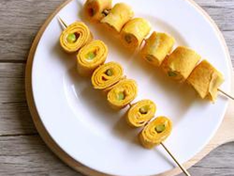 芦笋鸡蛋“棒棒糖”