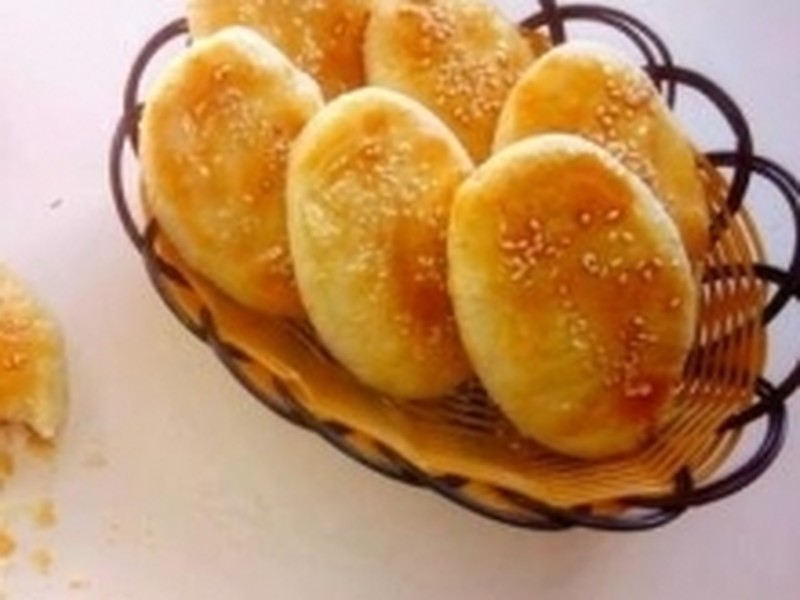 椒盐芝麻牛舌饼