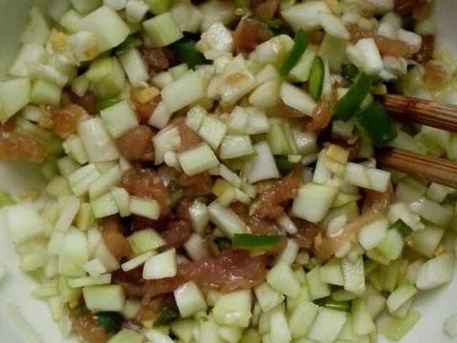 【瓠瓜瘦肉香煎饼】步骤3