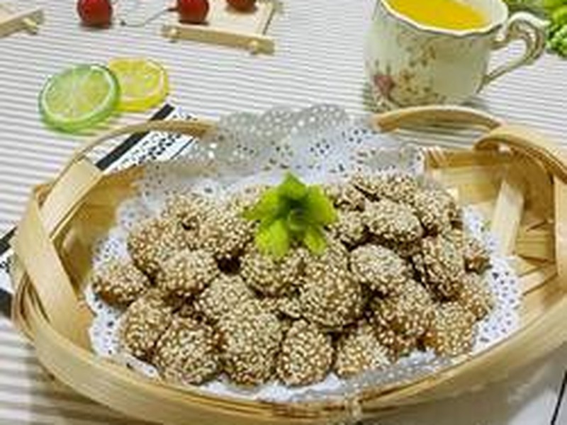 芝麻蛋香小饼