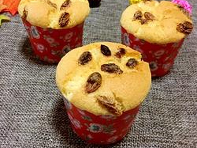 纸杯葡萄干蛋糕