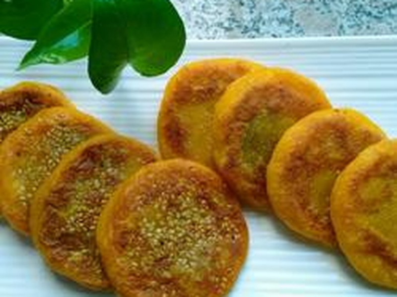 南瓜糯米饼