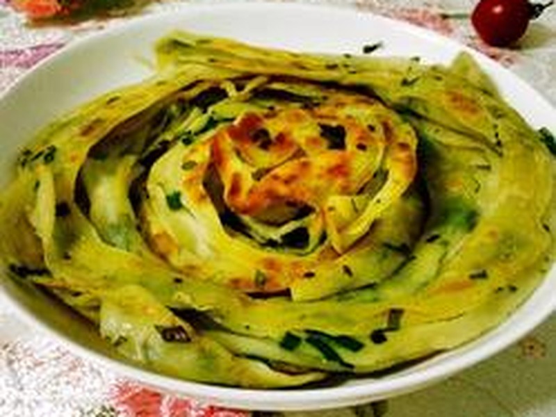 葱花鸡蛋薄饼