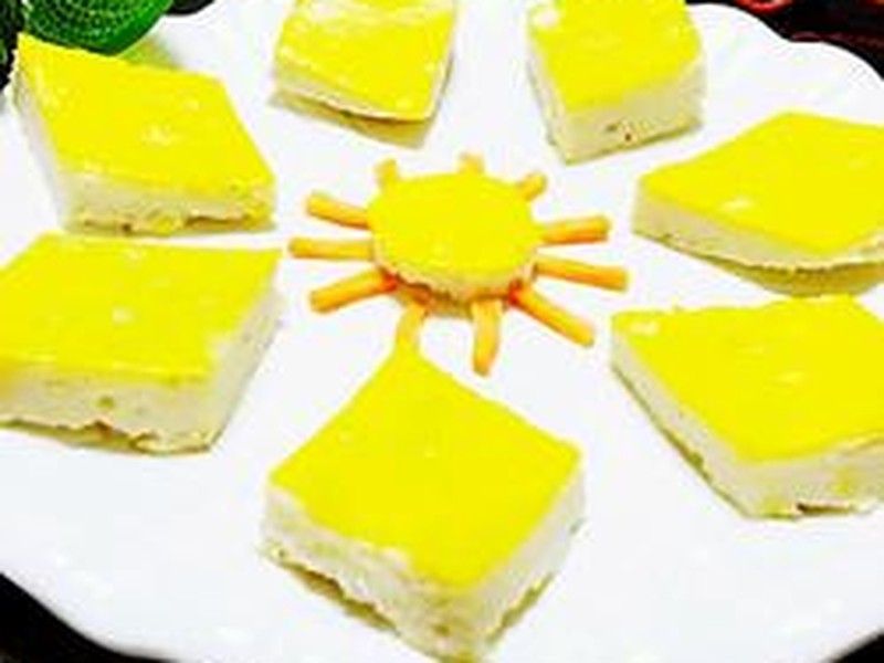 鸡肉黄蛋蒸糕