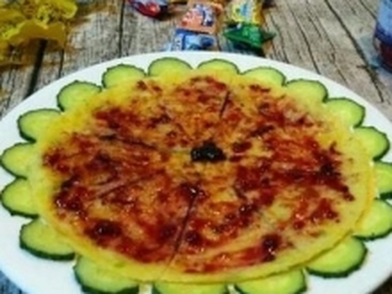 蓝莓酱卷心菜饼