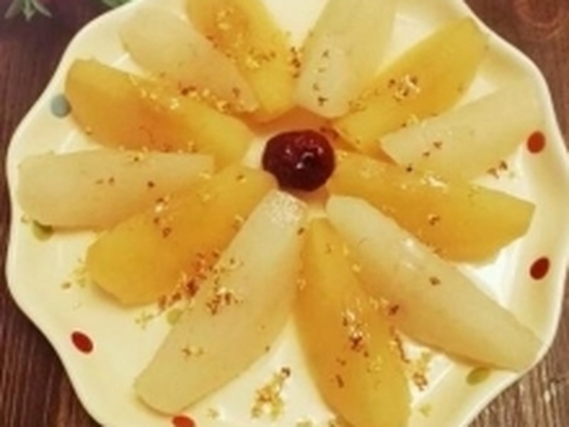 桂花苹果梨
