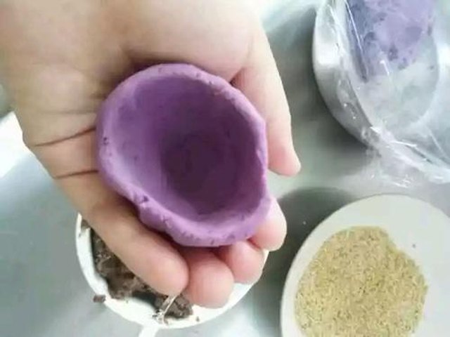 【紫薯麻球】步骤4