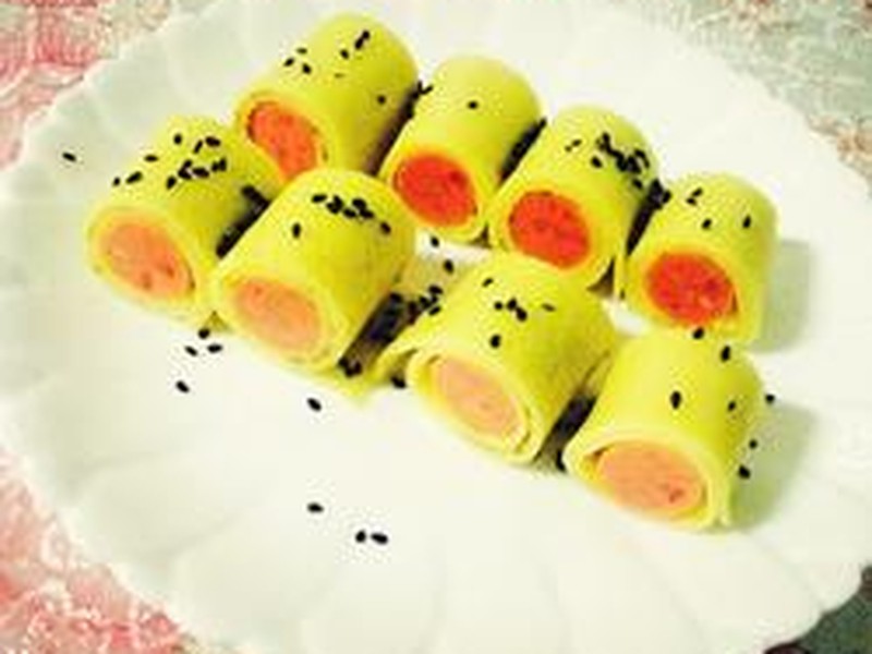 鸡蛋饼卷