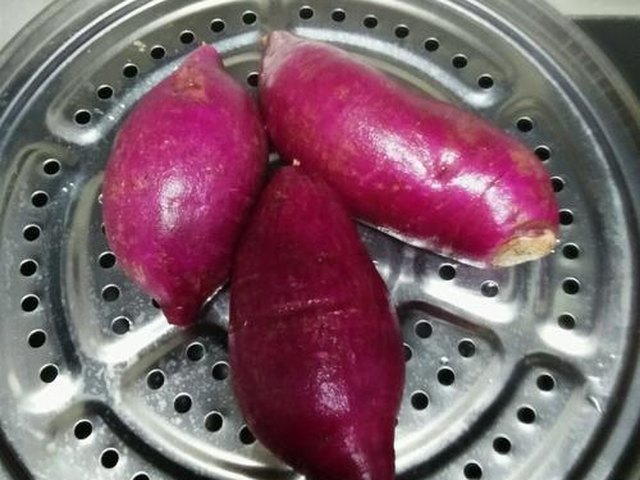 【糯米紫薯饼】步骤1