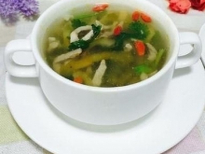 榨菜肉丝汤