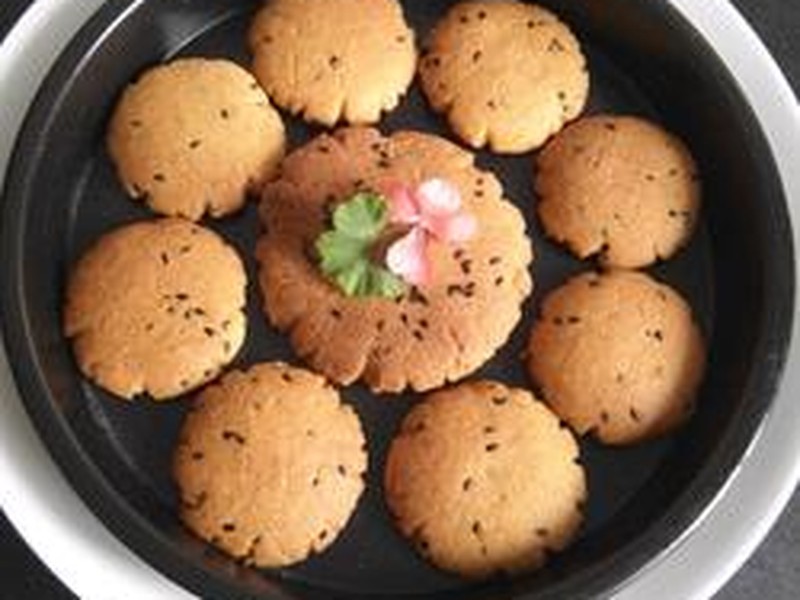 黑芝麻桃酥