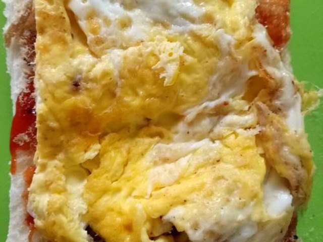【肉松鸡蛋火腿三明治】步骤4