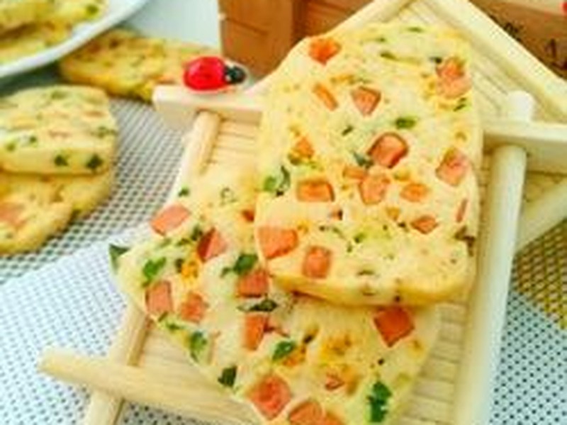 香葱火腿肉松咸饼干