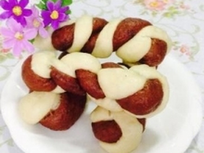 双色麻花卷