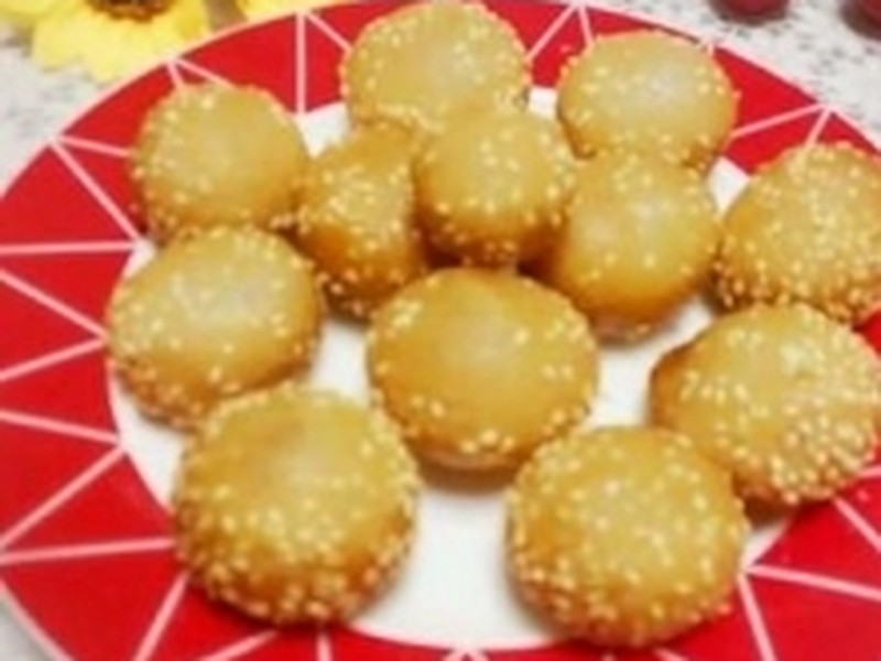 糯米空心糍粑