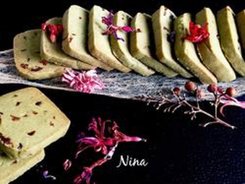 抹茶蔓越莓曲奇饼干