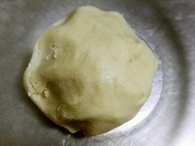 【抹茶绿豆酥】步骤3