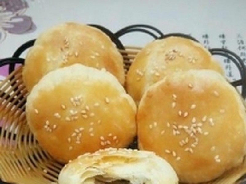 芝麻红糖酥饼
