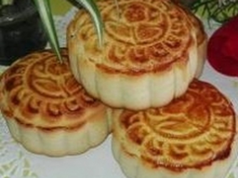 黑米馅月饼