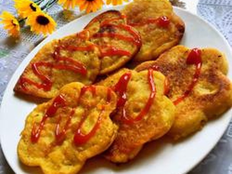 豆渣鸡蛋饼