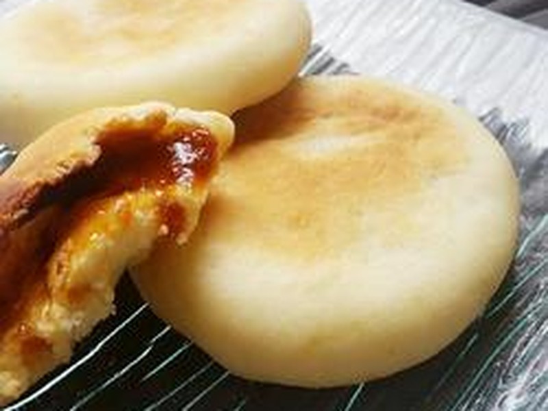 红糖馅发面饼