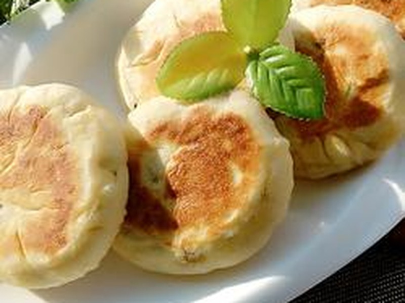 发面豆沙饼
