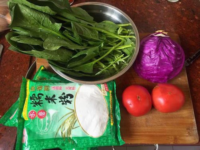 【花生芝麻馅彩色汤圆】步骤1