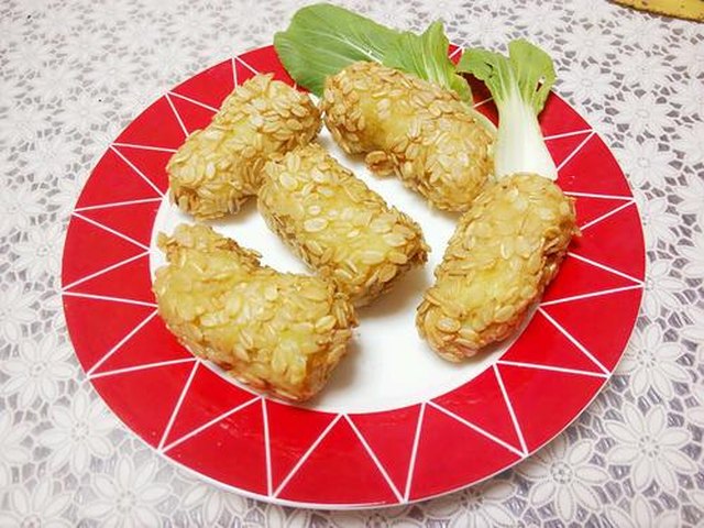 【燕麦香蕉卷】步骤1
