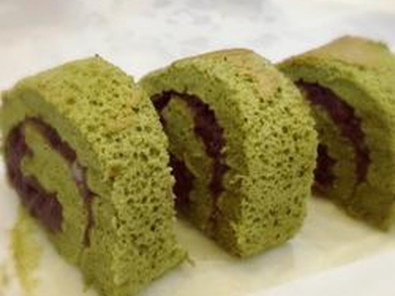红豆抹茶卷