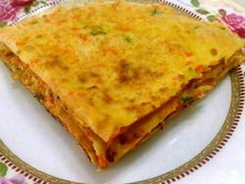 胡萝卜鸡蛋饼