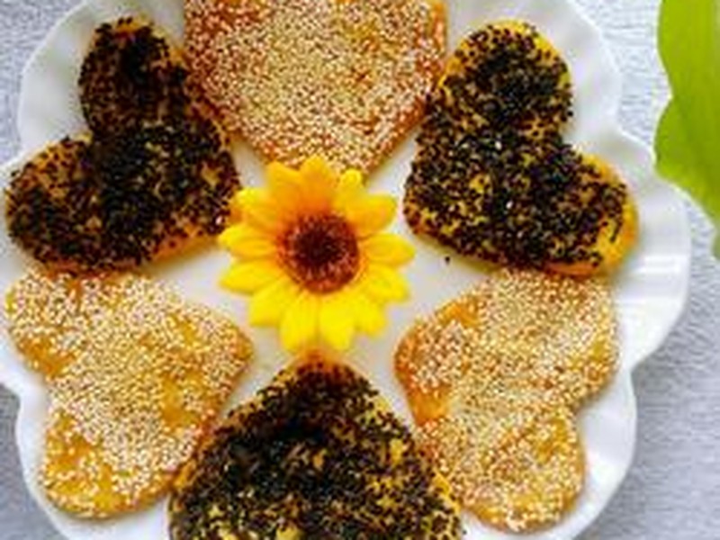 奶香芝麻南瓜饼