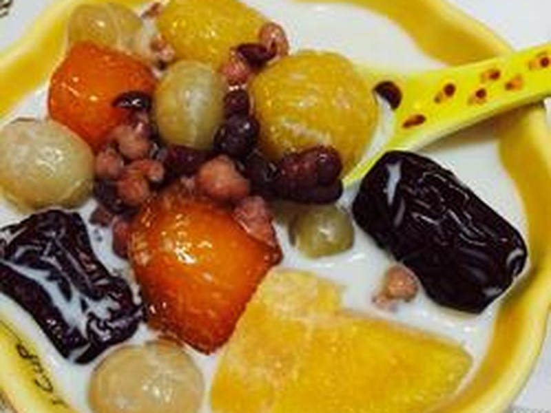 自制芋圆红豆薏米汤